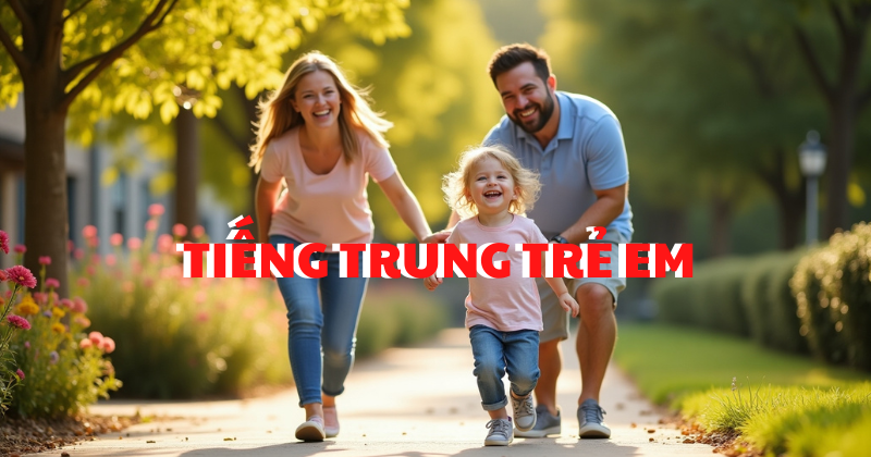 trẻ em học tiếng trung